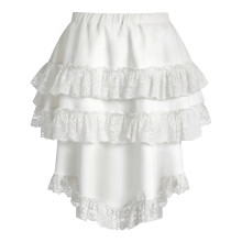 Medieval Gothic Steampunk Victorian Asymmetry High Low-White M