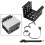 Adaptador de suporte para HDD de 2,5 polegadas para 3,5 polegadas, 4 baias, alumínio 3