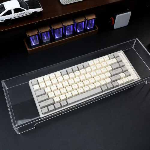Capa de teclado em acrílico transparente 1