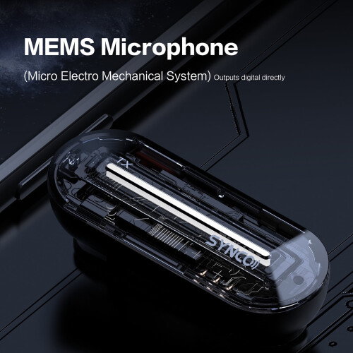 Sistema microfonico lavalier wireless SYNCO P1ST con ricevitore Type-C 1