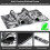 Spillmusematte med flytende design 800 x 300 mm 3