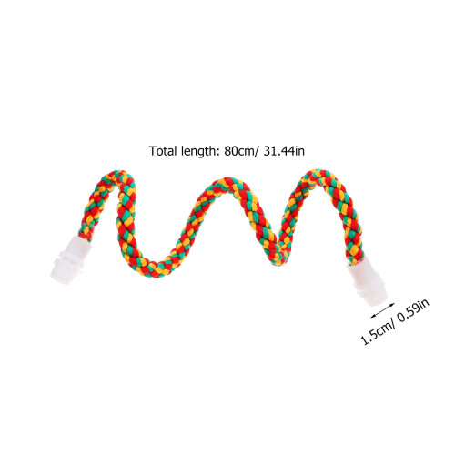 2 PCS Bird Cage Rope Perch Bendable Perch For Parrots 1