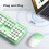 Set tastiera e mouse wireless formato standard 2.4G 2