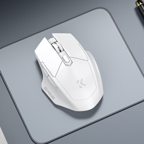 Ασύρματο ποντίκι Bluetooth διπλής λειτουργίας 1600DPI λευκό 1