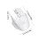 Ασύρματο ποντίκι Bluetooth διπλής λειτουργίας 1600DPI λευκό 3