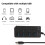 Προσαρμογέας OUNONA USB3.0Hub – Επιτραπέζιος διανομέας 4 θυρών από μαύρο ABS 4