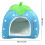 Strawberry Tent Indoor Padded Folding Yurt for Pets 2