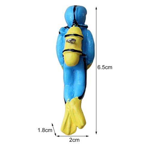 Lysende akvarieornament til dykkere (2-pak) 2