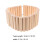 Flexible Hamsterleiter aus Holz, 50 cm 5