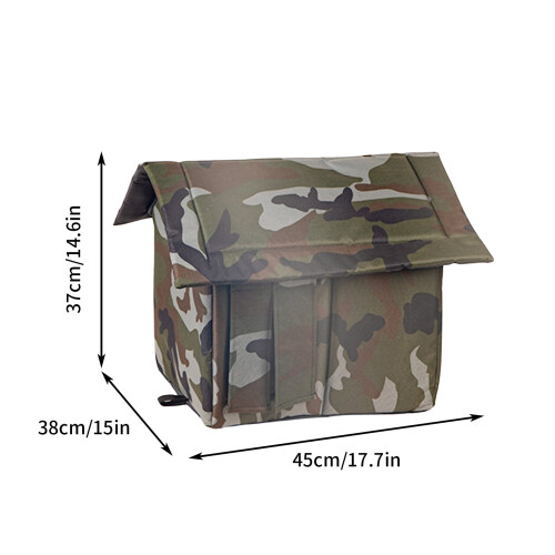 Outdoor Cat House Durable Oxford Cloth Rainproof Foldable 1