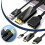 Καλώδιο HDMI σε DisplayPort 19cm και 1,8m 2