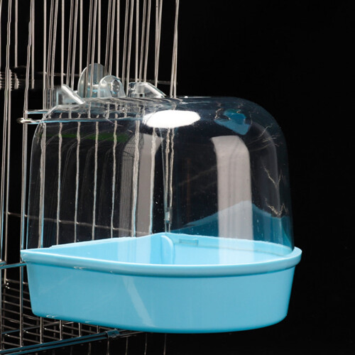 Fuglebadekar Transparent Plastik 13,5x13,5x126cm 2