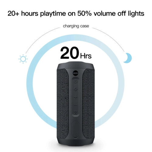 Enceinte Bluetooth étanche 20 W, 20 h d'autonomie 2
