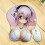 Mousepad ergonômico de espuma viscoelástica 10,6 x 9 polegadas 3
