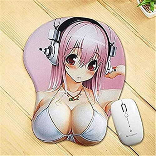 Mousepad ergonômico de espuma viscoelástica 10,6 x 9 polegadas 2
