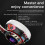 Kabelloses Bluetooth-Gaming-Headset mit LED-Beleuchtung und 3