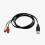 Καλώδιο USB A σε διπλό RCA AV 5 ποδιών 5