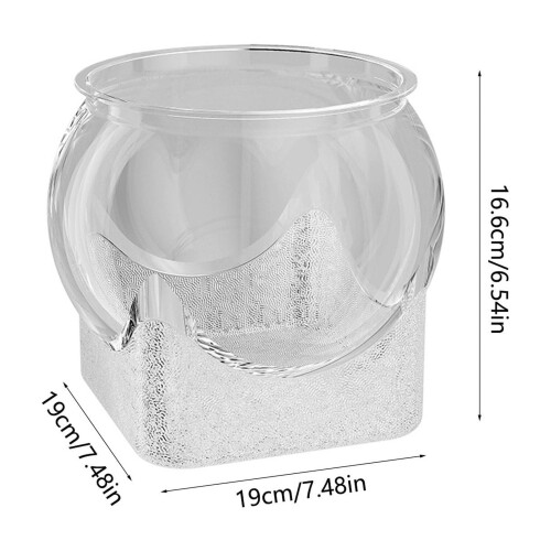 Transparentes Kunststoff-Tisch-Aquarium – Klein, robust 2