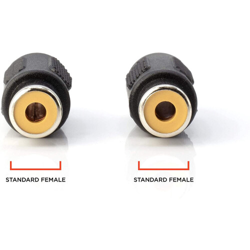 RCA Audio Video Cable Connector 4 Pack 2