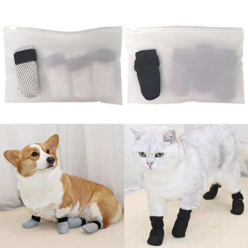 Fotskydd för hundar och katter, 4-pack 2