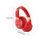 Cuffie da gioco wireless circumaurali YaChu con microfono, rosse 3