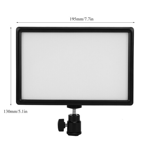 Éclairage LED d'appoint réglable 3200-6200K pour caméra 1