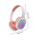 Casque Bluetooth 5.3 ANC RGB pliable orange 3
