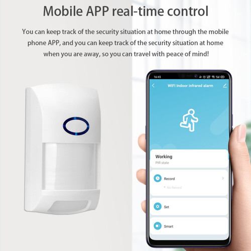 Αισθητήρας κίνησης MesaSe WiFi, ανθεκτικός σε κατοικίδια, ευρεία γωνία 110 2