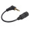 Prodlužovací audio kabel 3,5 mm samec-samice 90 2