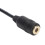 Prodlužovací audio kabel 3,5 mm samec-samice 90 3