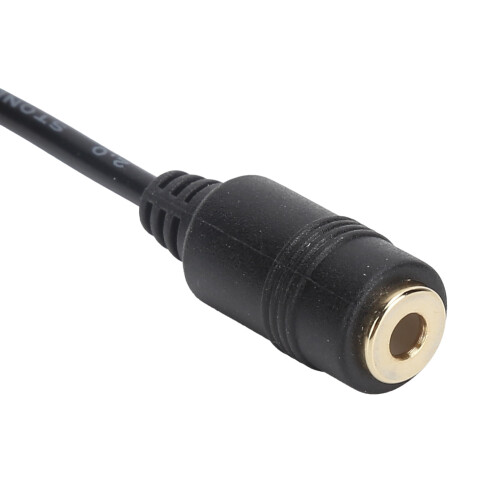 Prodlužovací audio kabel 3,5 mm samec-samice 90 2