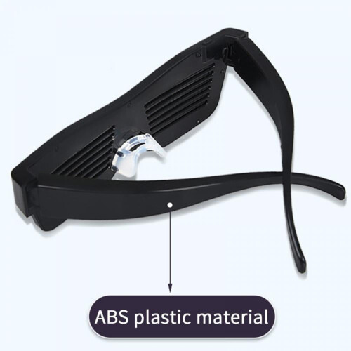 Γυαλιά Bluetooth LED με έλεγχο μέσω εφαρμογής, φόρτιση USB, 1 ζεύγος 2