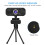 1080p USB-webcam met dubbele microfoon en privacykapje 2