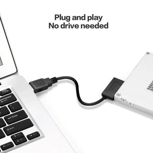 USB 2.0 och Slimline SATA längd 35 cm 1