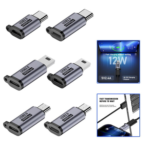 USB 3.1 Type-C Female to Micro USB Male Adapter 2