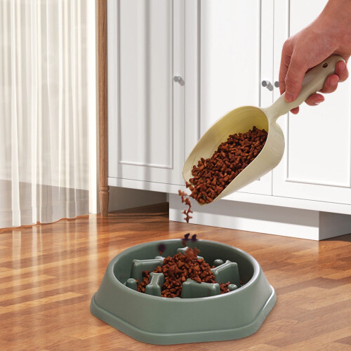 Comedouro lento para cães de pequeno e médio porte, 22 cm (8,7 polegadas) 2