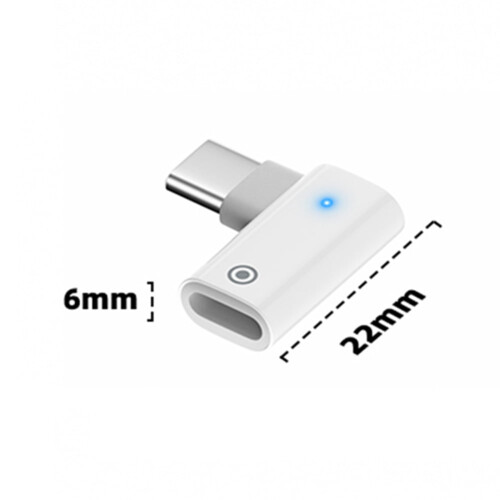 Apple Pencil 1. generációs töltőadapter – Lightning - USB-C 1
