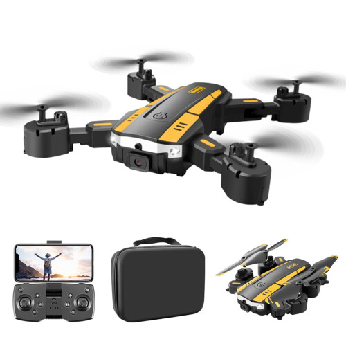 Dron FPV con lentes gran angular duales ajustables de 90 y 110 1