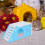 Himmelblå PVC hamster gemmested 17x9x8,5cm 3