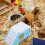 Himmelblå PVC hamster gemmested 17x9x8,5cm 5