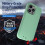 Capa para iPhone 14 Pro, resistente, verde militar 5