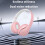 Cuffie Bluetooth wireless rosa – Pieghevoli e retrattili 4