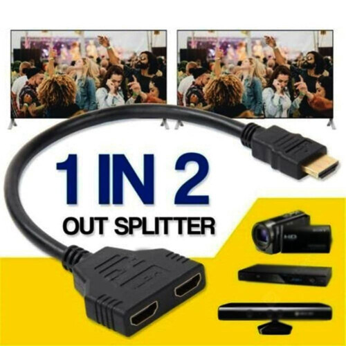 4K HDMI-splitter 1-in-2-adapter 1