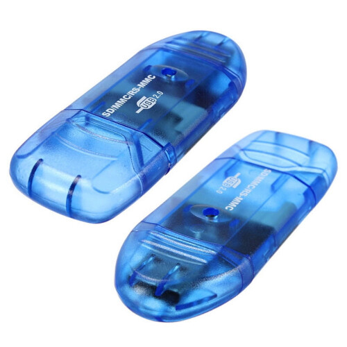 Αναγνώστης καρτών μνήμης USB2.0 για SD SDHC MMC TF2Pack 1