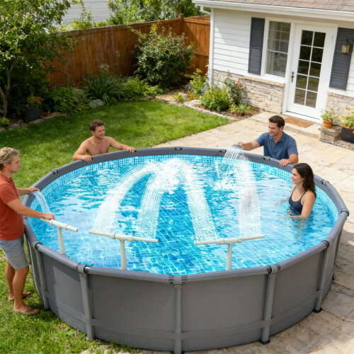 Zwei Sprüher für Poolwasser, Schwimmbad, langlebiger-2 2