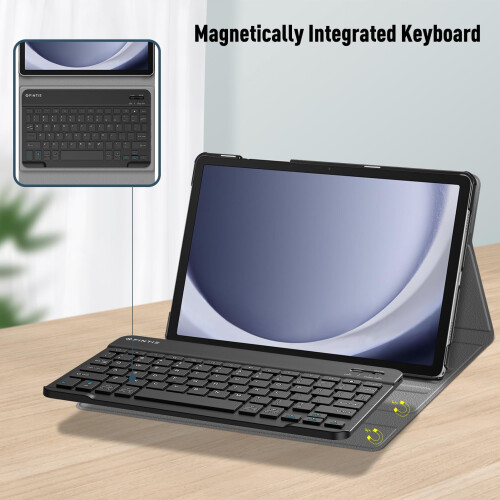 Smalt magnetiskt avtagbart Bluetooth-tangentbord för Samsung 2