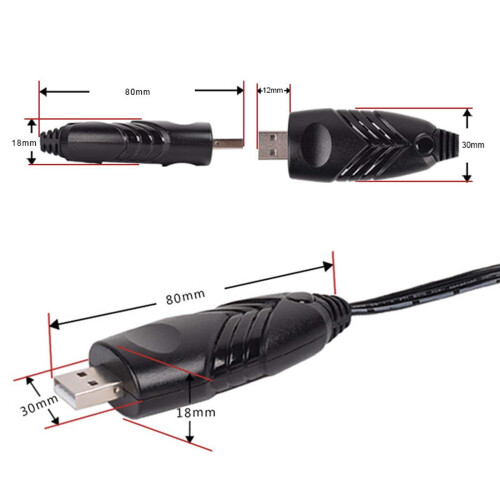 7,4V USB til XH-3P LiPo-batteriladekabel 1