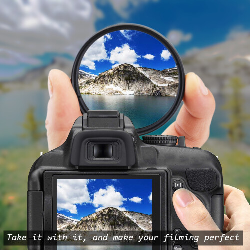 Κιτ φίλτρου UV CPL ND 58 mm με κάλυμμα φακού λουλουδιού 1