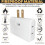 3-drożny płaski adapter ścienny, 10A, 2500W, biały 3