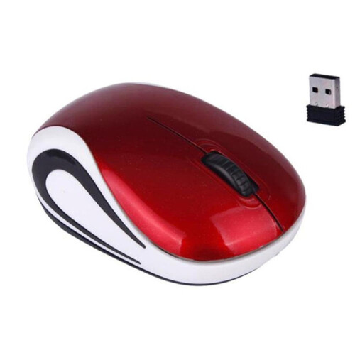 Mini ratón inalámbrico 2.4G 800/1200 DPI con receptor USB 1